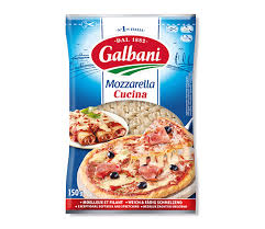 MOZZARELLA ESPECIAL PIZZA RATLLAT 150 GR. GALBANI